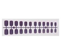 Press On Nails 1PCS DIY Matte False Nails Square Head Frosted Press on Nail Tips Full Cover Artificial Fingernails Ballet Detachable No Glue(Color28)