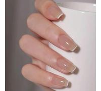 Press On Nails 24pcs Wearable Pink Press On Fake Nails Tips With Glue false nails design Butterfly Lovely Girl false nails With Wearing Tools False Nails(H014)