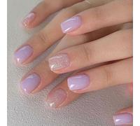 Press On Nails Elegant French Floral Design - Easy Application & Long-Lasting Wear for Daily Use, Special Events | Women,