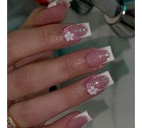 Press-On Nails | Fake Acrylic Nails with Strong Glue | Reusable False Nails for Custom Designs & Creative Manicures | Long-Lasting Artificial Nails for Nail Art Enthusiasts & DIY Beginners |