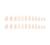 Press On Nails Fake Embroidery Glue On False Acrylic Artificial Flaws