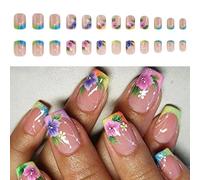Press On Nails Fake Nails Stick Glues On Nails False Nails Acrylic Nails Artificial False Nails For DIYS Nails Designs
