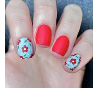 Press On Nails French Tip Square Tips Designs Fake Artificial Acrylic Full Covers Acrylic False On Nail Coffin Almond French Tip On Nail