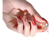 press on nails， Press-In Nails Medium Almond Multicolor Pack Of 30 With Nail Glue And File(A40)