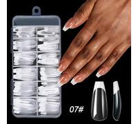 Press on Nails Short 120 Pieces False Nails French Short Sticker Nail Art Full Cover False Nails Fake Nails DIY Artificial Nail for Women Girls Nail Decorations