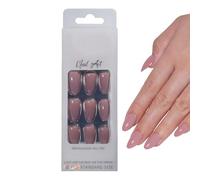 Press On Nails Short | Comfortable Resin Arts Manicure Tips,Fake Nails Tips,for Girls Beauty Carnival Daily Party Home Salon Date Office Event