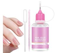 Press On Remover for Nails - 30ml Manicure Gel Polish Cleaner | Fake Nail Gel Agent - for Home Salon Party Formal Wedding Travel Manicure Casual Festival