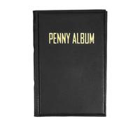Press Penny Organizer 108 Capacity Lightweight Travel Friendly Coin Display Album Home Lovers Collectors PVC Collector Album