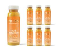 Press, Pure Orange Juice 6 x 250ml, 100% Orange Juice, Cold Pressed Juice & Vegan Friendly