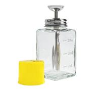 Press Regulate Glass Funnel Bottle for Accurate Unguis Rub Application and Sanitary Cosmetic Storage Green Beauty Liquid Distributor