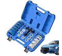 Press Sleeve Kit For Bush Bushing Bearing And Seal Removal, Insertion Car Repair Tool For Precision Installation And Vehicle Maintenance, Professional Installer | Crankshaft Seal Removal Tool