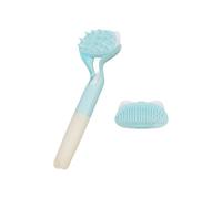Press Sprinkle Pet Brush Combined Plan for Gentle Massage, Blue | Constructed in Water Showerer Purifies Coat While Smoothing Confusions for Domestic Pet Grooming