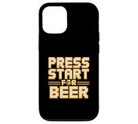 Press Start For Beer Retro Gamer Arcade Pixel Case for iPhone 12/12 Pro