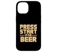 Press Start For Beer Retro Gamer Arcade Pixel Case for iPhone 14