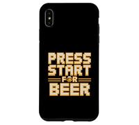 Press Start For Beer Retro Gamer Arcade Pixel Case for iPhone XS Max
