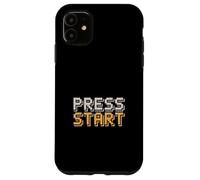 Press Start Retro Gamer Pixel Arcade Video Game Case for iPhone 11