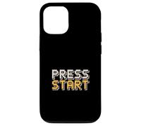 Press Start Retro Gamer Pixel Arcade Video Game Case for iPhone 12/12 Pro