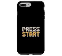 Press Start Retro Gamer Pixel Arcade Video Game Case for iPhone 7 Plus/8 Plus