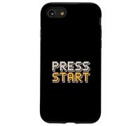 Press Start Retro Gamer Pixel Arcade Video Game Case for iPhone SE (2020) / 7/8