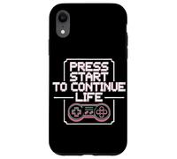 Press start to Continue Life for Retro Gamer Case for iPhone XR