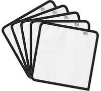 Press Strainer Set of 5 - 25 Micron, 25 x 25 cm (10 x 10 inches) for Herb Extraction, Herbal Essences, Bubble Bags & Quick Drying - High Quality Drying Screen for Fine Filtration, Double Stitched Edge