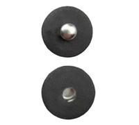 Press Studs, Set of 10, Round Buttons for Sewing, Decorative Buttons with Fabric Cover, Metal Buttons, Replacement Buttons, Snaps Buttons for DIY Clothing, Coats, Leather Crafts, Handbag, Wallet