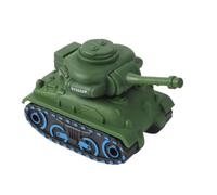 Press Tank Toy Sturdy Educational Tank Car Toy, Battle Truck | Men Trucks Roll & Go Friction Powered Mini Defender Vehicle Boys Girls Kids Children Fun Play for Christmas Birthday