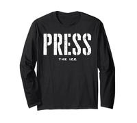 Press The Ice Citizen Reporter Journo Broadcaster Streamer Long Sleeve T-Shirt