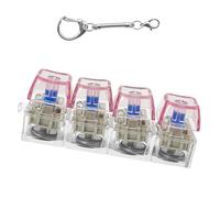 Press to Light Up Keychain Emblems Multipurpose Acrylic Rings for Adults & Kids As a Practical Fashion Accessory Gift Stress Relief Keyring