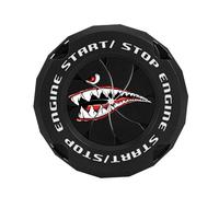 Press to Start Button Cover, Car Start Button Cover - Start Stop Button Cover | Tiburo Decorative Rotating Interior Stickers Decorations