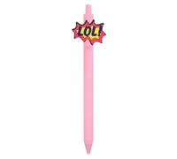 Press Top Pen Decorative Ballpoint Writing Pen for Daily Notes, G | Speech Bubble Accent with Retractable Ballpoint Writing for Daily School Notes and Work Records Desk Use