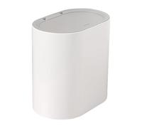 Press Top Trash Can, Slim Bathroom Trash Bin, Compact Spaces Wastebasket, Pet Proof Odor Seal, For Bathroom, Bedroom, Living Room