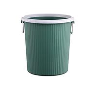 Press Trash Can With Double Ear Handles Portable Dustbin Rubbish Bin For Home Bedroom Kitchen Waste Paper Bucket Trash Can With Handles
