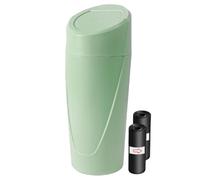Press Type Car Garbage Bin Easy Disposal Without Touching Trash ABS Vehicle Trash Container With Press Lid For Vehicles Easy Washing Holder