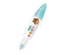 Press Type Decorative Pen | Cartoon Pattern Decorative Tape | Cartoon Pattern DIY Stickers Machine Pen For Scrapbooking Envelopes Journals