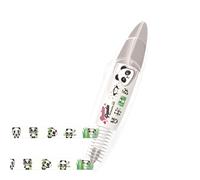 Press Type Decorative Pen | Cartoon Pattern Decorative Tape | Cartoon Pattern DIY Stickers Machine Pen For Scrapbooking Envelopes Journals