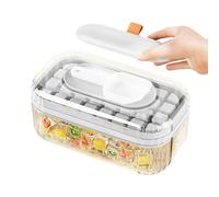 Press-Type Ice Mold - Freezer Container with Shovel, Chill Cube Tray, Rapid Release Beverage System, Airtight Drinking Water Box | Bar Accessory, Ideal for Wine Chilling Beverage Wine