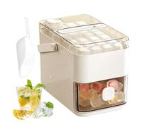 Press-Type Mold - 21x13x15cm Large Capacity Ice Maker, IceBall Mold, Iceball Storage Box | Food-Grade Tray, Home Refrigerator, Kitchen Accessory (for Cocktails, Wine, or iced Coffee)