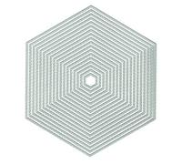 Presscut Cutting Nesting Dies - Stitch Dot Hexagons
