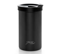 PRESSE by Bobble French Coffee Press And Insulated Stainless Steel Travel Tumbler for On-The-Go Brewing - 13 oz (Stainless Steel)