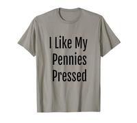 Pressed Elongated Penny Lover Shirt, Crushed Coin Collector T-Shirt