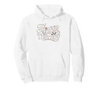Pressed Flower Art Therapy Nature Calm Identity Botanist Pullover Hoodie