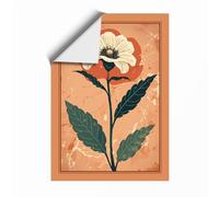 Pressed Flower Study Botanical Unframed Wall Art Print A1 (84.1×59.4cm), Wall Decor for Living Room, Bedroom, Office & Home, Art Gift
