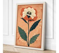 Pressed Flower Study Canvas Wall Art Print 24x16 Inch (61 x 41 cm)