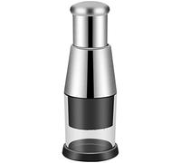 Pressed Garlic Chopper 304 Stainless Steel Garlic Masher Manual Crusher Masher Hand held Push Type Crusher Labor Saving Easy to Squeeze Kitchen Food Gadget for Mincing Peppers Onions