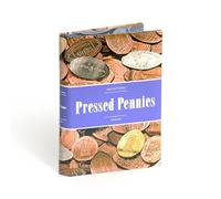 Pressed penny album incl. 8 pocket sheets for 6 coins per sheet, B-design