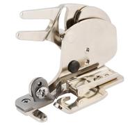 Presser Foot Connection for Cy-20 Metal 6Mm Pin for Household Sewing Machines Low High Lever Compatible Overstitch Edge Guide for Side Cutters Silver 1 Pack