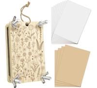 PRESSINART Flower Press Kit for Small Flowers Drying 2.5 x 3.9 Inch, 4 Layers Wood Plant Press Small Pocket Pressing Boards Tools for Spring Summer Travel DIY Leaf Preservation Crafts Bookmark Frame