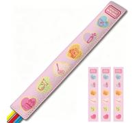 PRESSINART Golf Alignment Stick Cover Funny 14.17 x 1.97 Inch Golf Club Head covers No Bad Days On The Course Pink Pattern PU Leather Waterproof Covers Fairway Wood Hybrid Protectors for Men Women