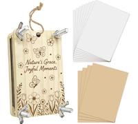 PRESSINART Pressed Flower Kit 2.5 x 3.9 Inch 4 Layers Wood Flower Press Butterfly Wooden Pocket Pressing Boards Tools Crafting Kits Spring Summer DIY Bouquet Leaf Preservation Arts for Bookmark Frame